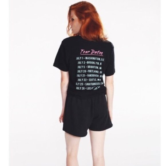 NEW Wildfox Nylon Music Tour Graphic Tee Band T Shirt XL - Picture 3 of 4